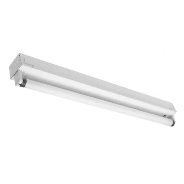 48-Inch Retrofitted Single Strip Light with 15 W T8 LED Lamp