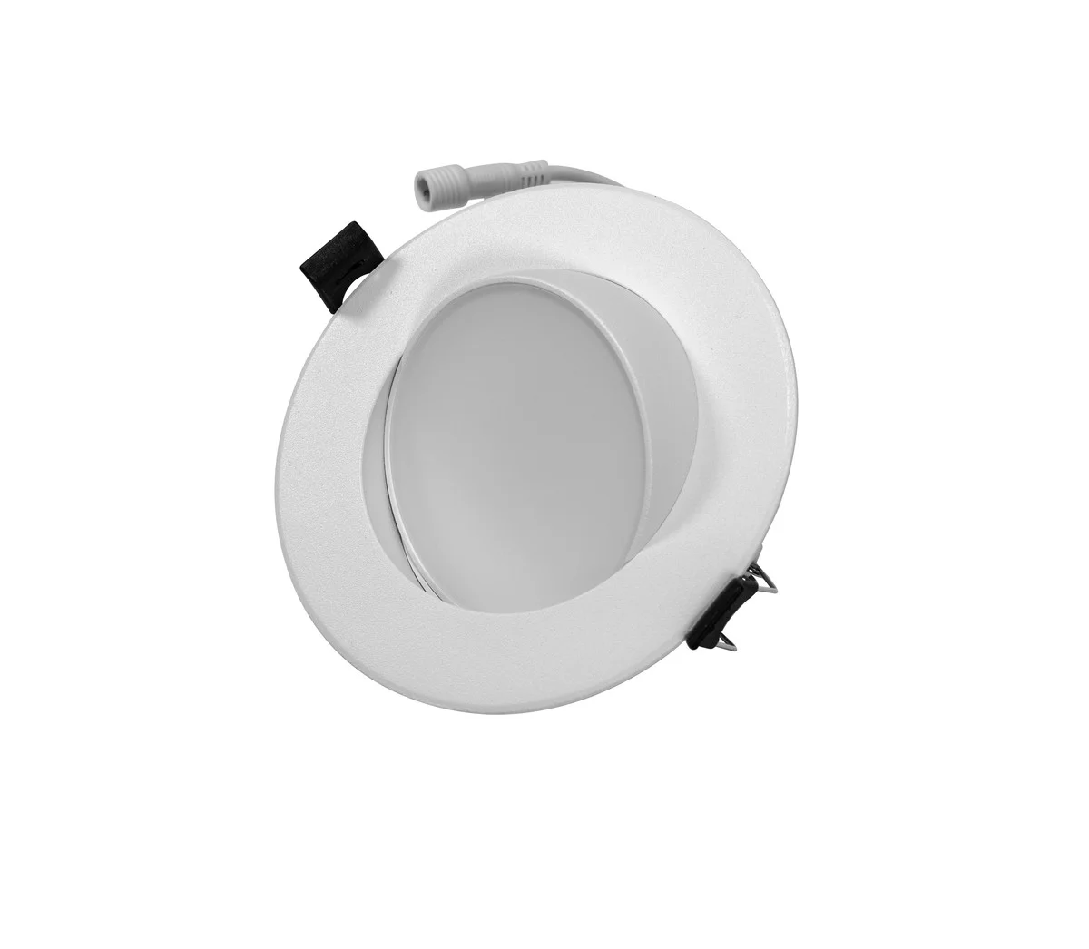 4" LED Canless Slim Fit Gimbal Downlight, Adjustable, CCT Selectable