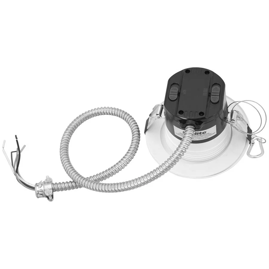 4" Round Commercial Recessed Downlight, 9W/13W/18W Wattage and CCT Selectable, 90 CRI, 0-10V Dimmabl...