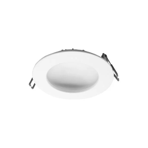 4" Round Indirect Slim Recessed LED, 12W, Dim to Warm, White Trim