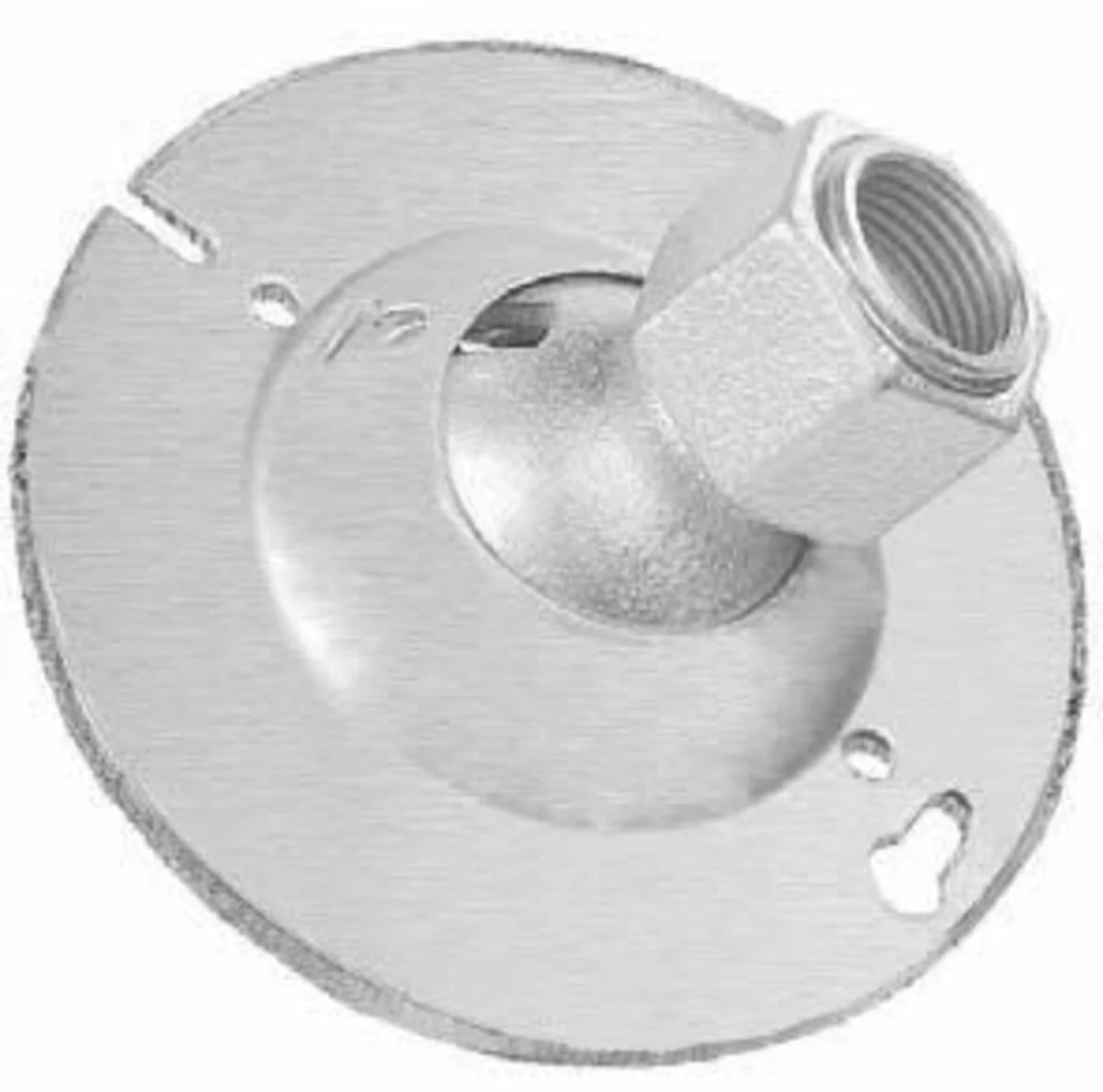 4" Round Plenum Swivel Fixture Hanger, Stainless Steel
