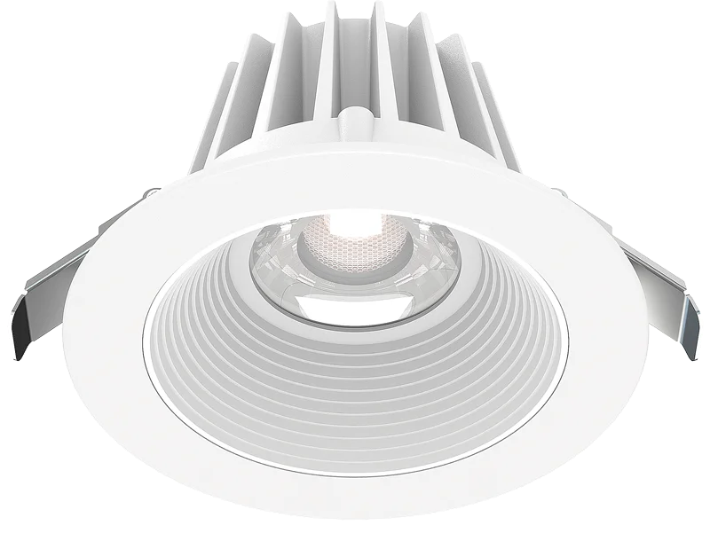 4" Round Recessed Economy LED, 15W, 5CCT, White Trim