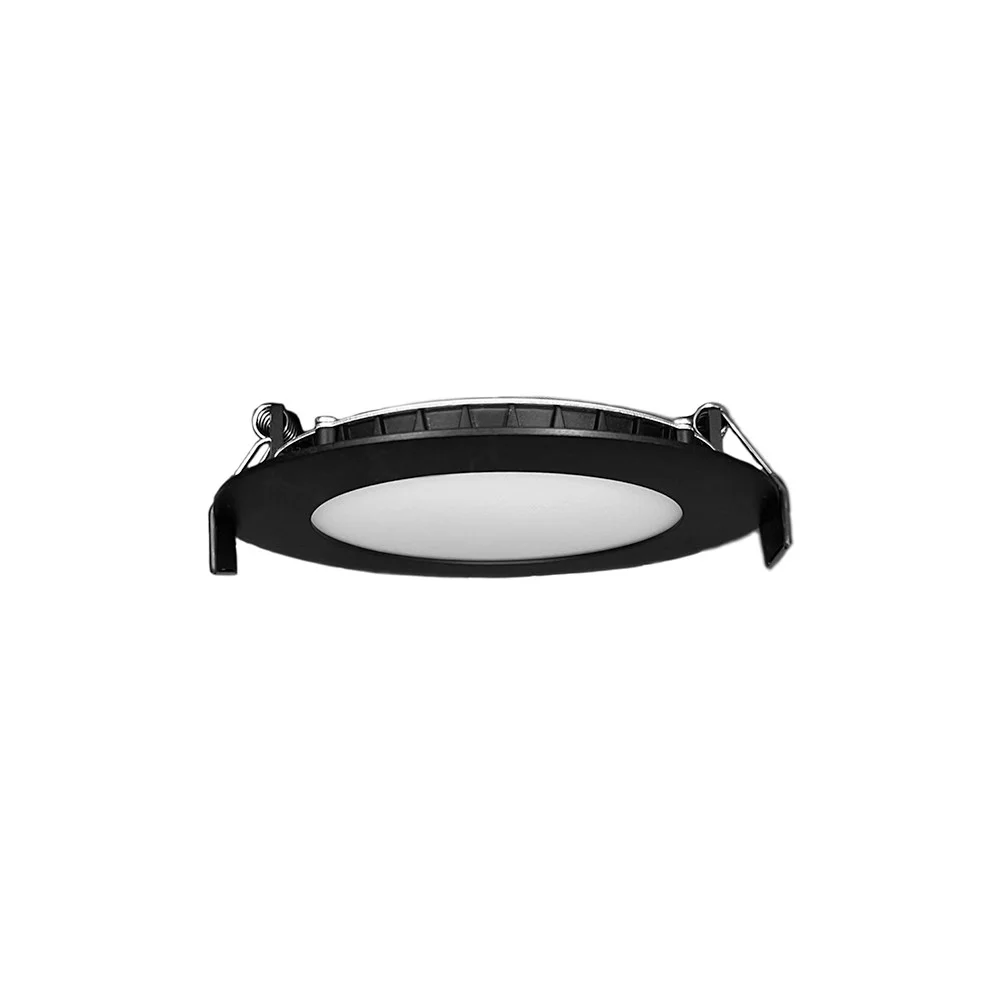 4" Round Recessed LED, 5CCT, 11W, Triac Dimmable, White & Black Trim - view 2