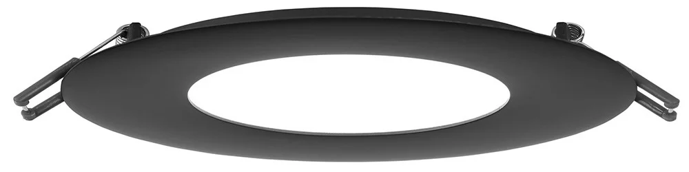 4" Round Recessed LED, Black, 5CCT Selectable, 11W, Triac Dimmable, IP54