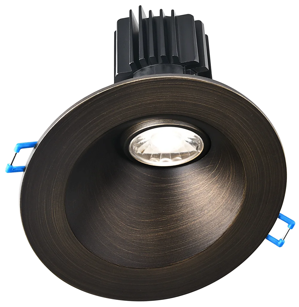 4" Round Sloped Regressed Gimbal LED High Output, 11W, 5CCT, Oil Rubbed Bronze
