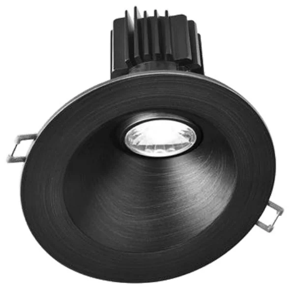 4" Round Sloped Regressed Gimbal LED High Output 11W, Dim to Warm, Oil Rubbed Bronze Trim