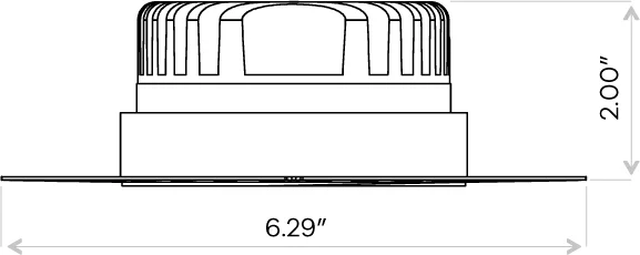 Goodlite 4" Round Trimless Regress Slim - view 3