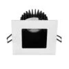 4" Square Deep Regressed LED, 3000 to 1800K Dim to Warm, 15W, 30° Beam Angle - view 3