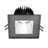 4" Square Deep Regressed LED, 3000 to 1800K Dim to Warm, 15W, 30° Beam Angle - view 4