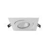 4" Square Floating Gimbal Recessed LED, 5CCT, 9W, White Trim - view 2