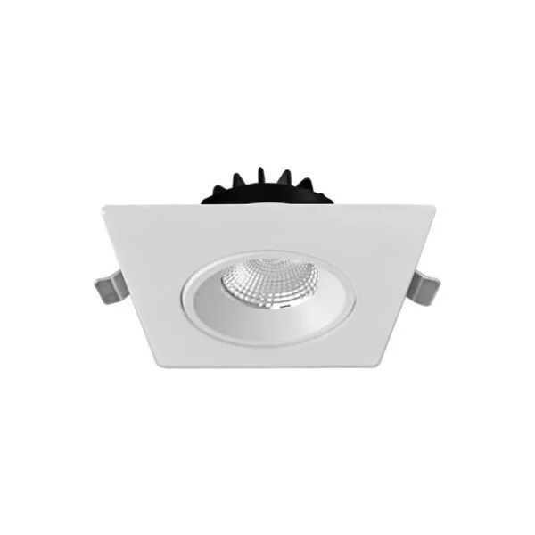 4" Square Recessed Gimbal LED, 12W, 5CCT Selectable, LREY-SQ