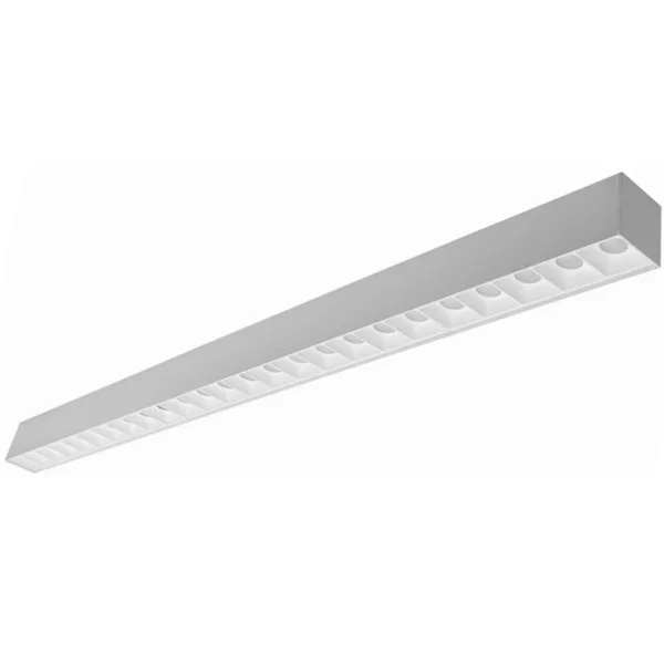 4FT 2in Micro Optic Linear Light, 40W 4000LM 3CCT 35/40/50K, WHT/