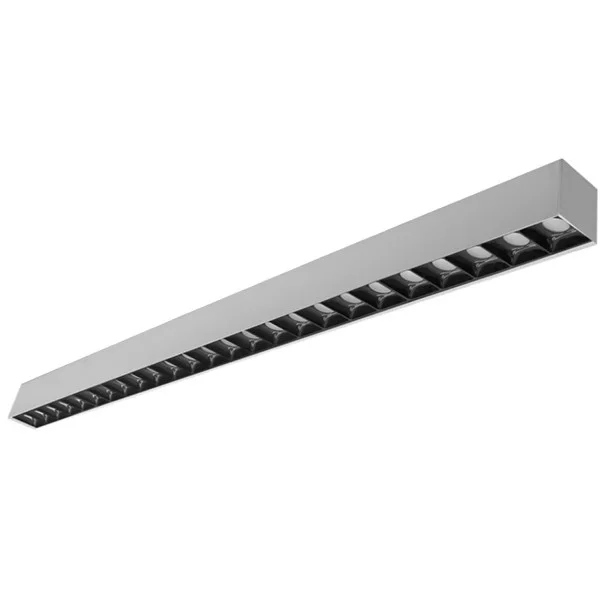4FT 2in Micro Optic Linear Light, 40W 4000LM 3CCT 35/40/50K, WHT/ - view 2