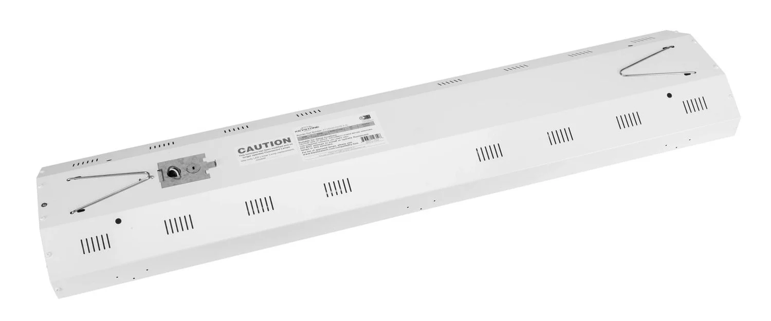 4ft 4 Lamp Highbay Fixture Pre-Wired for Single Ended DirectDrive (Type B) T8 LED tubes. With V-Hook...