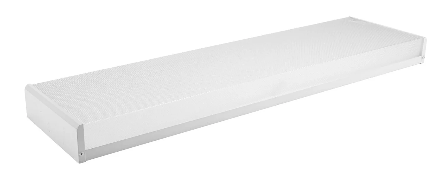 4ft 4L wrap fixture, Wired for Type B single-ended T8 LED lamps