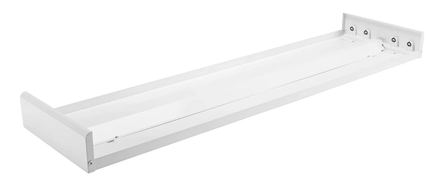 4ft 4L wrap fixture, Wired for Type B single-ended T8 LED lamps - view 2