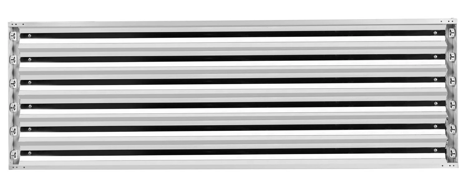 4ft 6 Lamp Highbay Fixture Pre-Wired for Single Ended DirectDrive (Type B) T8 LED tubes. With V-Hook...