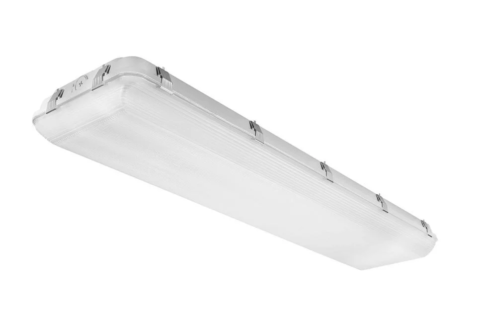 4ft Vapor Tight High Bay Fixture | Wide Body | Power Select & Color Select | 215 / 175 / 135W | 120-277V Input | 3500 /