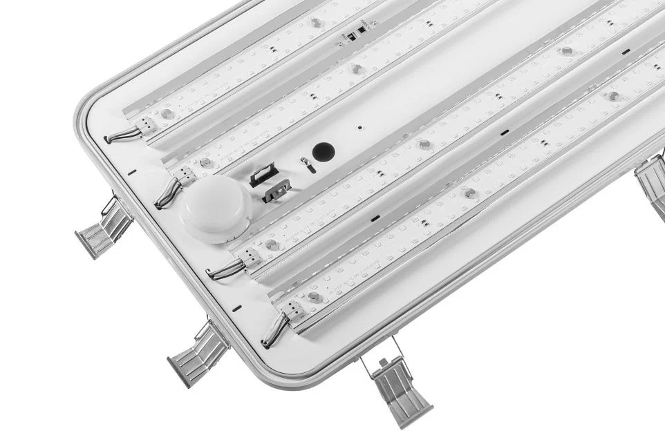 4ft Vapor Tight High Bay Fixture | Wide Body | Power Select & Color Select | 215 / 175 / 135W | 120-...