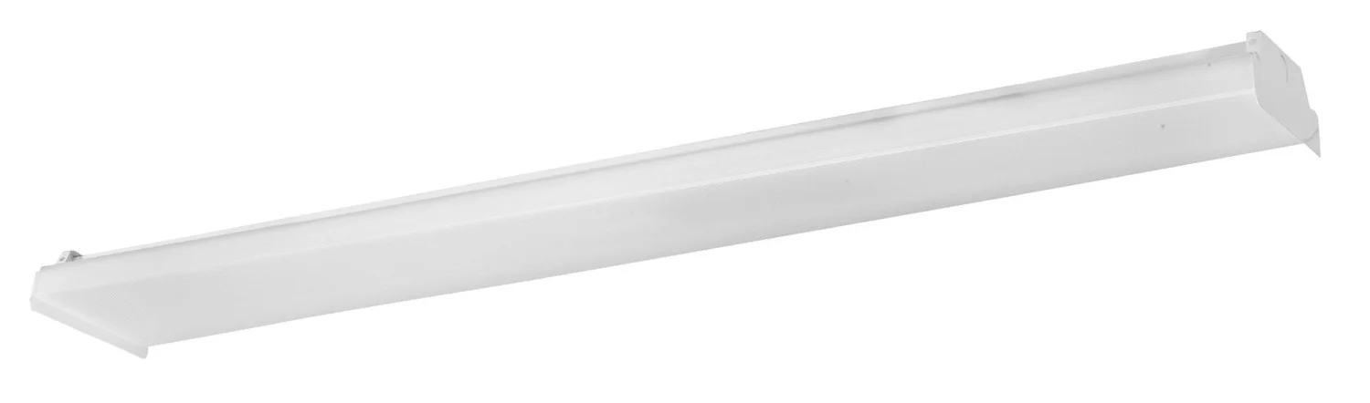 4ft Wrap Fixture feat. Power Select & Color Select, 44 / 28 / 18W, 120-277V Input, 3500 / 4000 / 5000K, Frosted Lens, 0