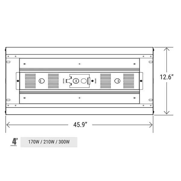 4Ft. 300 W LED Linear High Bay, 4K/5K Selectable - view 2