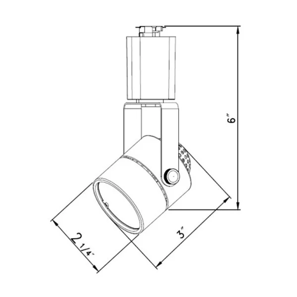 RP Lighting and Fans 4Ft. LED Track Pack with 4 Heads - view 2
