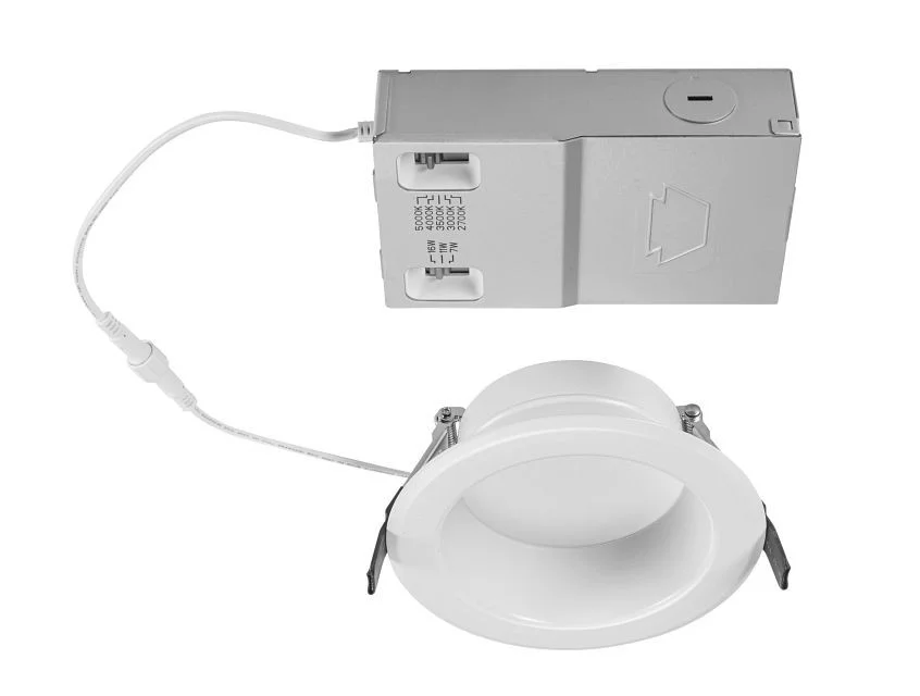 4in Circular LED Recessed Downlight feat. Power and Color Select, 16 / 11 / 7W, 2700 / 3000 / 3500 / 4000 / 5000K, 90CRI