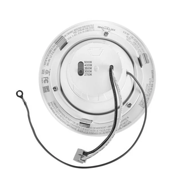 4in Circular LED Residential Retrofit Gimbal feat. Color Select, 120V Input, 8W, 2700 / 3000 / 3500 ...