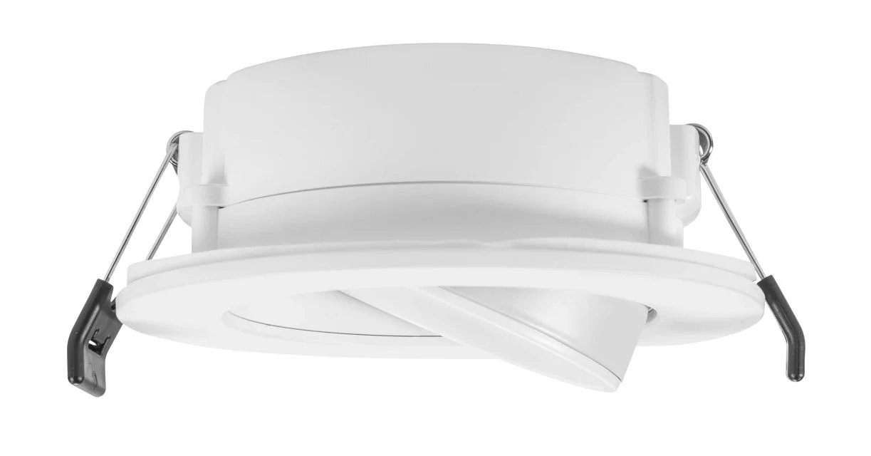 4in Gimbal Wafer Downlight feat. Color Select, 8W, 2700 / 3000 / 3500 / 4000 / 5000K, 90 CRI, 120V I...