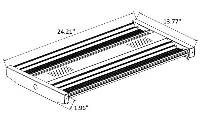 4th Generation 100 W 2Ft. Linear LED High Bay - view 2
