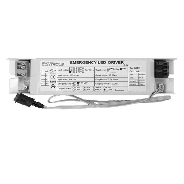 4W Integrated Mini LED Emergency Back Up