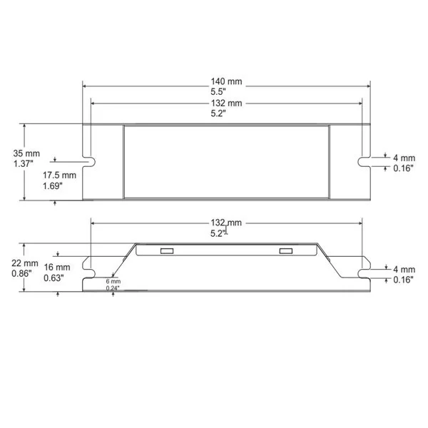 4W Integrated Mini LED Emergency Back Up - view 2