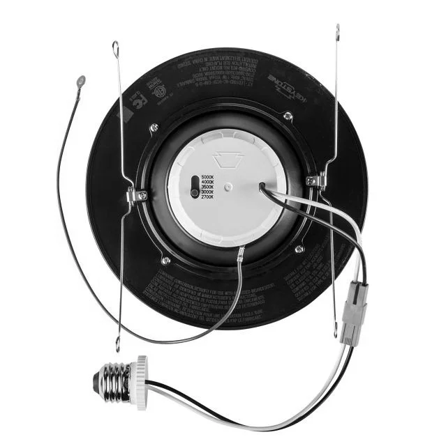 5” / 6" Circular LED Residential Retrofit Gimbal | Black Trim | 11W | Color Select 2700 / 3000 / 350...