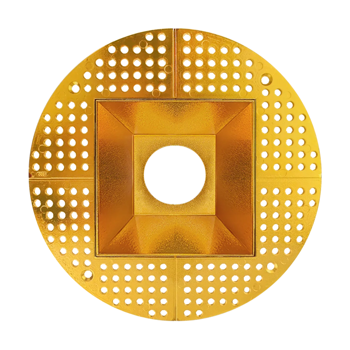 Goodlite 5 Inch Brass Square Trimless Kit