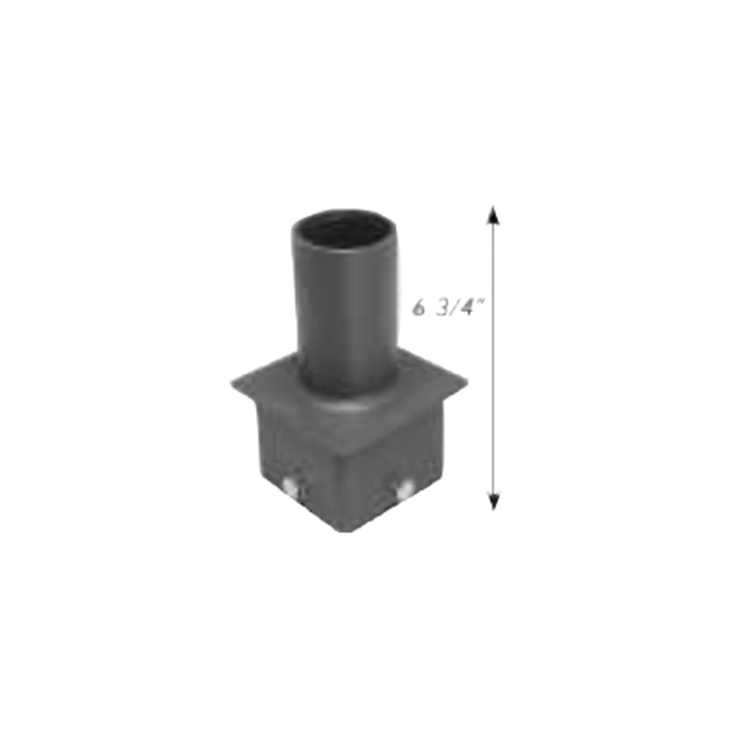 Westgate Manufacturing Square Pole Vertical Tenon, 4-Inch - view 2