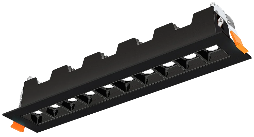 5 LED Linear Recessed, 11W, 5CCT, 30°/45° Beam Angle, Triac Dimmable, IC Rated