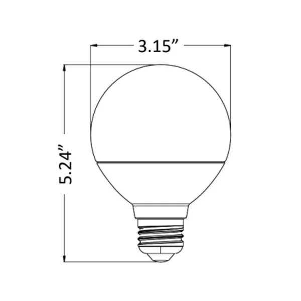 5 W G25 Lamp WG Smart App Compatible RGBW - view 2