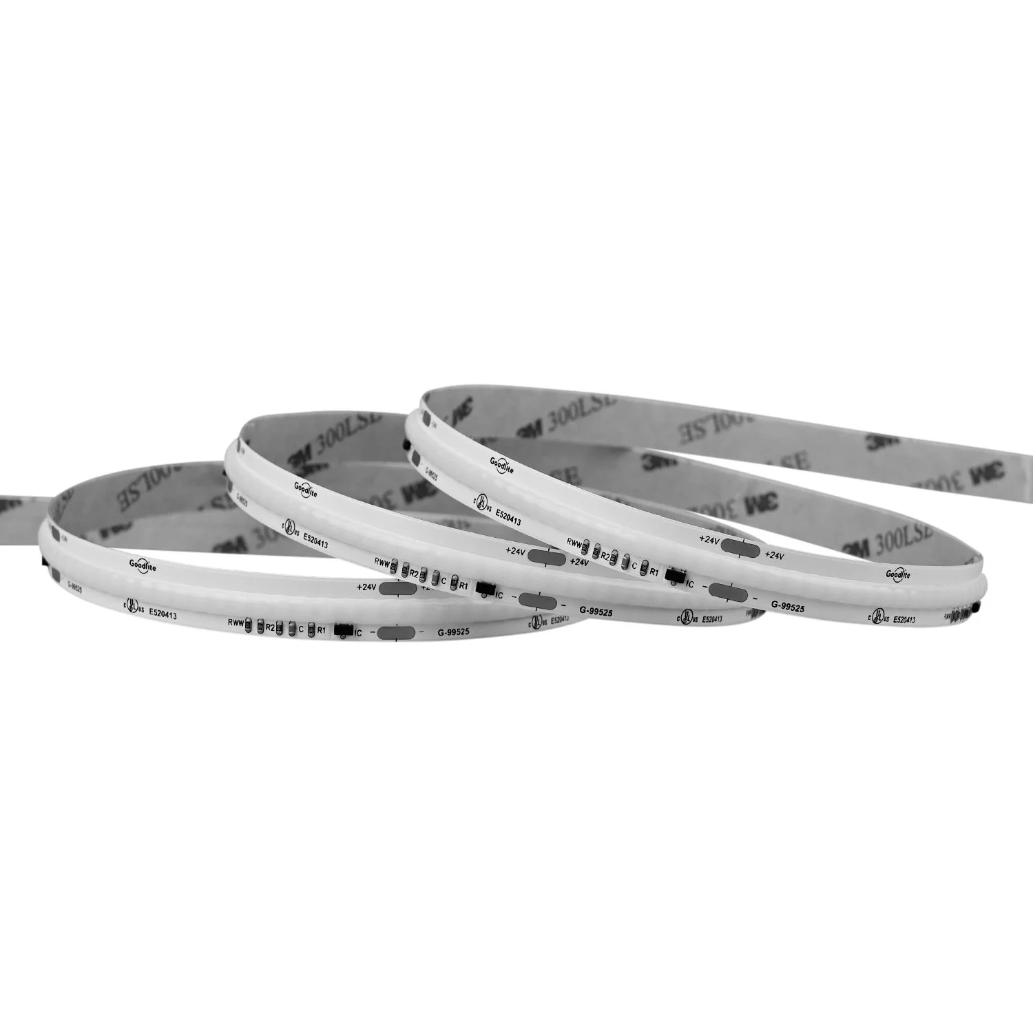 5.5W 24V COB Dim To Warm Tape Light - 16.4 Ft / 5 M