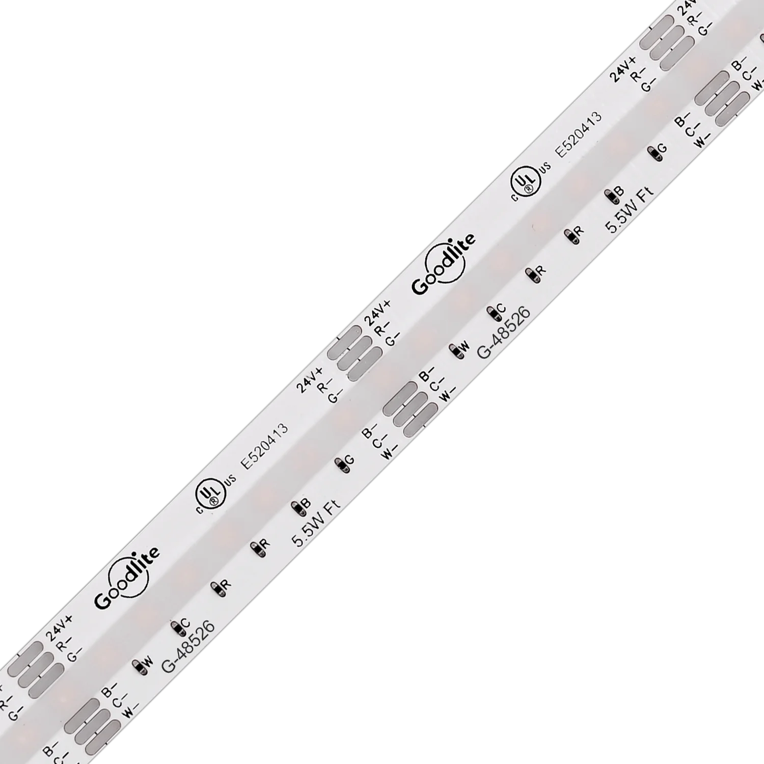 Goodlite 5.5W COB RGBWW Tape Light 100ft - view 5