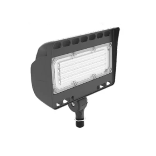 50 W LED Architectural Round-Back Flood Light, 0-10V Dimming 120-277V
