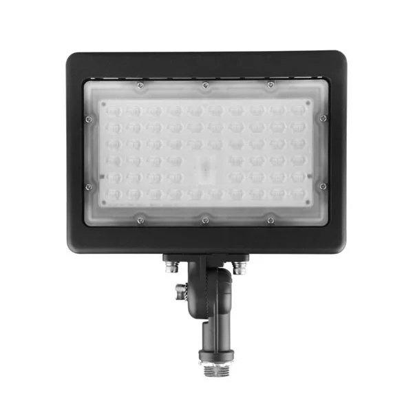 50 W LED Slim Flood Light Fixture with Knuckle Mount - CCT Adjustable