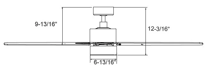 52-Inch Sweep 5-Blade Aldea V Series Ceiling Fan - view 2
