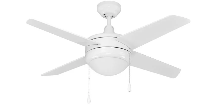 52-Inch Sweep Europa IV Series, 4-Blade Ceiling Fan with Integrated LED Light Kit - view 2