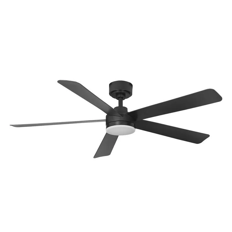 52in DC 5-BLADE Ceiling Fan And Light 5CCT 18W Remote BK/