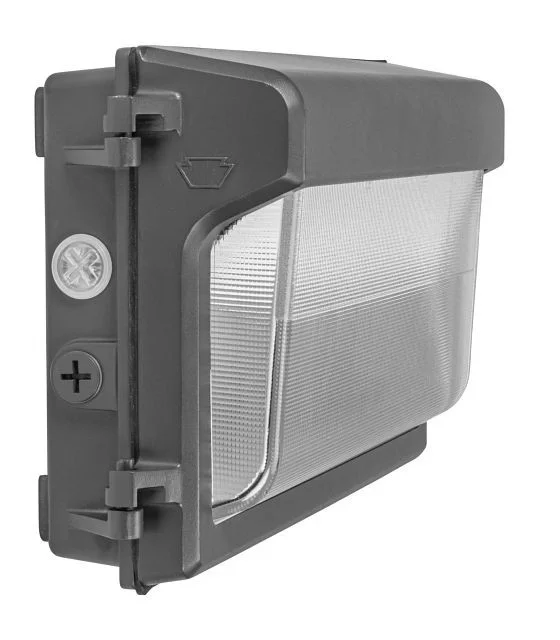 55W LED Slim Open Face Wall Pack, Power Select 55 / 45 / 35W, Color Select 30 / 40 / 50K, 120-277V I...