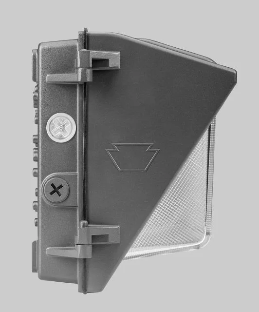 35W LED Traditional Open Face Wall Pack, Power Select 35 / 25 / 15W, Color Select 30 / 40 / 50K, 120...