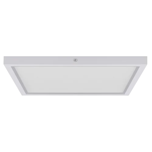 5" LED Square Disk Light, 10W, 500lm, 3000K, White, 12-Pack - view 2