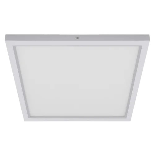 5" LED Square Disk Light, 10W, 500lm, 3000K, White, 12-Pack - view 3
