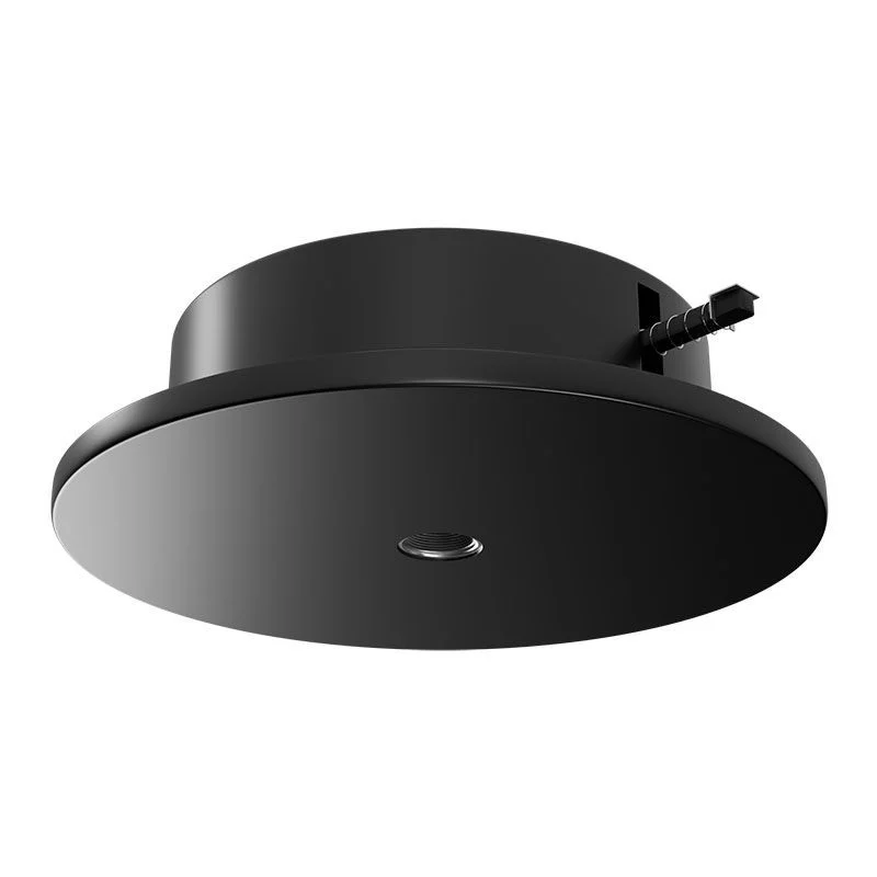 5" Old-Work Recessed Ceiling Canopy with Junction Box, Black - view 3