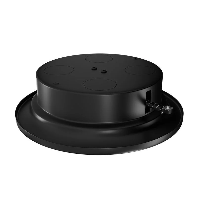 5" Old-Work Recessed Ceiling Canopy with Junction Box, Black - view 5